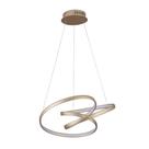 Pendente Zig Dourado Fosco LED 70W 3000K Bivolt TP001G Bella Pendente Zig Dourado Fosco LED 70W 3000K Bivolt TP001G Bella
