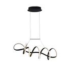 Pendente Zig Preto Fosco LED 73W 3000K Bivolt TP003B Bella Pendente Zig Preto Fosco LED 73W 3000K Bivolt TP003B Bella