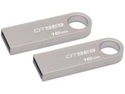 Pendrive Kingston Datatraveler Se9 Dtse9h 16gb 2.0 Prateado