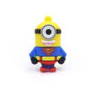 Pendrive Minion Superman Super-Homem DC 8GB USB 2.0 Personagem Herói Boneco Criativo Pendrive Minion Superman Super-Homem DC 8GB USB 2.0 Personagem Herói Boneco Criativo