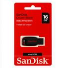 Pendrive Sandisk Cruzer Blade 16gb 2.0 Vermelho e Preto
