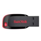 Pendrive SanDisk Cruzer Blade 2.0 preto e vermelho