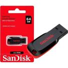 Pendrive Sandisk Cruzer Blade 64gb Usb 2.0 Sdcz50-064g-b35