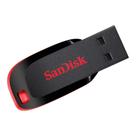 Pendrive Sandisk Cruzer Blade Z50 128gb Cor Preto vermelho