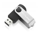 Pendrive Twist Preto 64gb Multilaser Modelo Pd590 Preto/prateado
