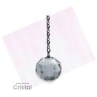 Pêndulo Bola Prisma Esfera Cristal Natural - Feng Shui