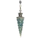 Pêndulo de Cristal Chifre de Unicórnio - Amuleto Mágico
