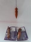Pêndulo de madeira com chumbo