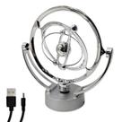 Pendulo de Newton Orbital Cinético USB Movimento Perpetuo Decoração de Mesa Geek Nerd