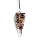 Pêndulo de orgonite 4cm radiestesia