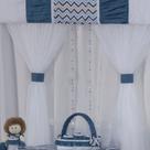 Pêndulo Para Cortina Lotus Azul