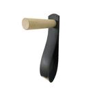 Pendurador Gancho Multiuso Pinus material sintético Preto 2,5x10 cm Bastão