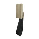 Pendurador Gancho Multiuso Pinus material sintético Preto 5x9 cm Retangular