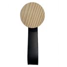 Pendurador Gancho Multiuso Pinus material sintético Preto 7cm Redondo Pendurador Gancho Multiuso Pinus material sintético Preto 7cm Redondo