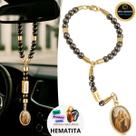 Penduricalho Porta Chave Retrovisor de Carro São José Banhado a Ouro