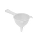 Peneira com Funil Encaixavel Cozinha Plastico Branco Grande Peneira com Funil Encaixavel Cozinha Plastico Branco Grande