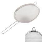 Peneira de Cozinha Aço Inox 32,5cm x 18cm com Apoio Lateral