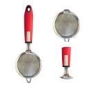 Peneira de Cozinha em Aço Inox com Cabo de Silicone Unyhome