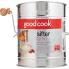 Peneira de manivela GoodCook, maçaneta de madeira para 3 xícaras