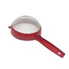 Peneira de Plástico 15Cm de Rede Media Macia Delicada Cozinha Restaurante Casa Confeitaria 1 Unidade