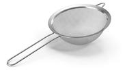 Peneira inox 16cm gancho de apoio - 123util