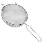 Peneira Multiuso Em Aço Inox Grande De Cozinha Coar Escorrer Peneirar - 24cm - Mimo Style