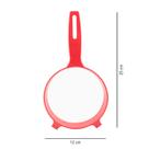 Peneira Plástico com Cabo Plástico Coador 12cm ou 15cm ou 18cm Cor Sortida