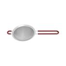 Peneira Tramontina Softta Vermelho Aço Inox Com Cabo E Alça Em Silicone 12cm