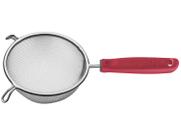 Peneira Tramontina Utilitá em Aço Inox com Cabo de Polipropileno Vermelho 14 cm Peneira Tramontina Utilitá em Aço Inox com Cabo de Polipropileno Vermelho 14 cm