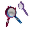 Peneiras de cozinha plastica utilidades kit com 3 unidades