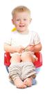 Penico Baby Land Pipinico Azul 2 Em 1 - Cardoso