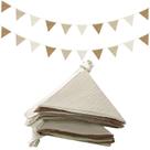 Pennant Banner Flags Oudain, 4,7 m, decoração de berçário, 2 unidades