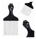Pente Afro Garfo Profissional Com Dentes De Metal
