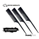 Pente Carbono Antiestático 565 Beauty Flash Cabo Fino Cerdas Longas Profissional Resistente ao Calor Pente Carbono Antiestático 565 Beauty Flash Cabo Fino Cerdas Longas Profissional Resistente ao Calor