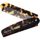 Pente de bolso KENT 82T TY feito à mão para homens, dentes finos