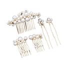 Pente De Cabelo Com Cristais E Pérolas Para Noivas, Tiara, 5 Grampos De Cabelo, Faixas De Cabelo, Pente De Cabelo Com Cristais E Pérolas Para Noivas, Tiara, 5 Grampos De Cabelo, Faixas De Cabelo,