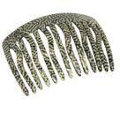 Pente de cabelo francês Amie Fab 13 dentes de celulóide médio para mulheres Pente de cabelo francês Amie Fab 13 dentes de celulóide médio para mulheres