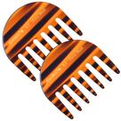 Pente de cabelo Giorgio G63, desembaraçador de dentes largos de 7 cm feito à mão