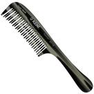 Pente de cabelo Kent 21T Graphite, desembaraçador de dentes grandes e largos
