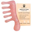 Pente de Cabelo NVLX LABS Loc Comb - Massageador de Couro Cabeludo com Resina Gua Sha Pente de Cabelo NVLX LABS Loc Comb - Massageador de Couro Cabeludo com Resina Gua Sha