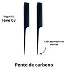 Pente de carbono para cabelereiros até 180G