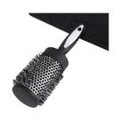 Pente De Enrolar Cabelo Cacheado, Escova De Nylon, Tubo Térmico De Alumínio, Ferramenta De Modelagem