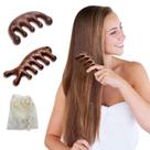Pente de massagem CKCLGTDM, pacote com 2 pentes de massagem para couro cabeludo Pente de massagem CKCLGTDM, pacote com 2 pentes de massagem para couro cabeludo