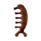 Pente De Massagem Gua Sha Natural Com Dentes Largos Para Cabeça, Rosto, Couro Cabeludo E Corpo -
