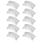 Pente de véu de casamento Pente de cabelo de noiva Lurrose Silver Wire x10
