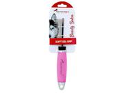 Pente Dentes Alternados GermanHart Cabo em Gel Rosa p/ cães