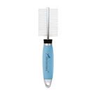 Pente Duplo para Pelos com Cabo Gel Azul GermanHart