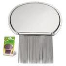 Pente Fino De Aço Inox - Remove Piolho E Lêndeas Sem Dor