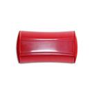 Pente fino de cabelo cor vermelho