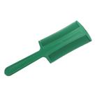 Pente fino de plástico cor verde.